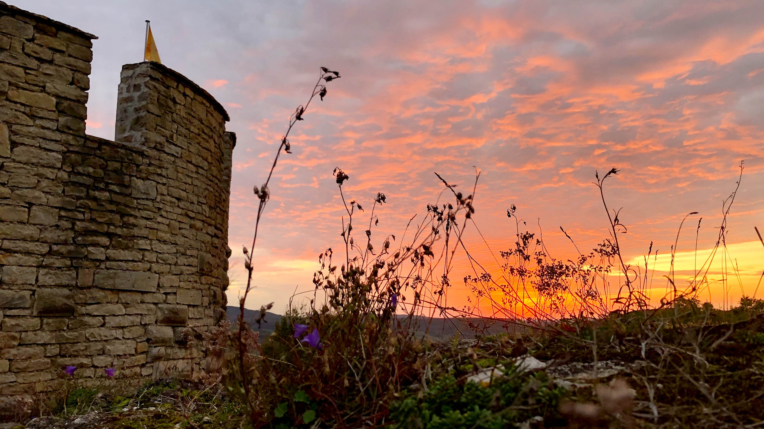 Sonnenuntergang Belvoir
