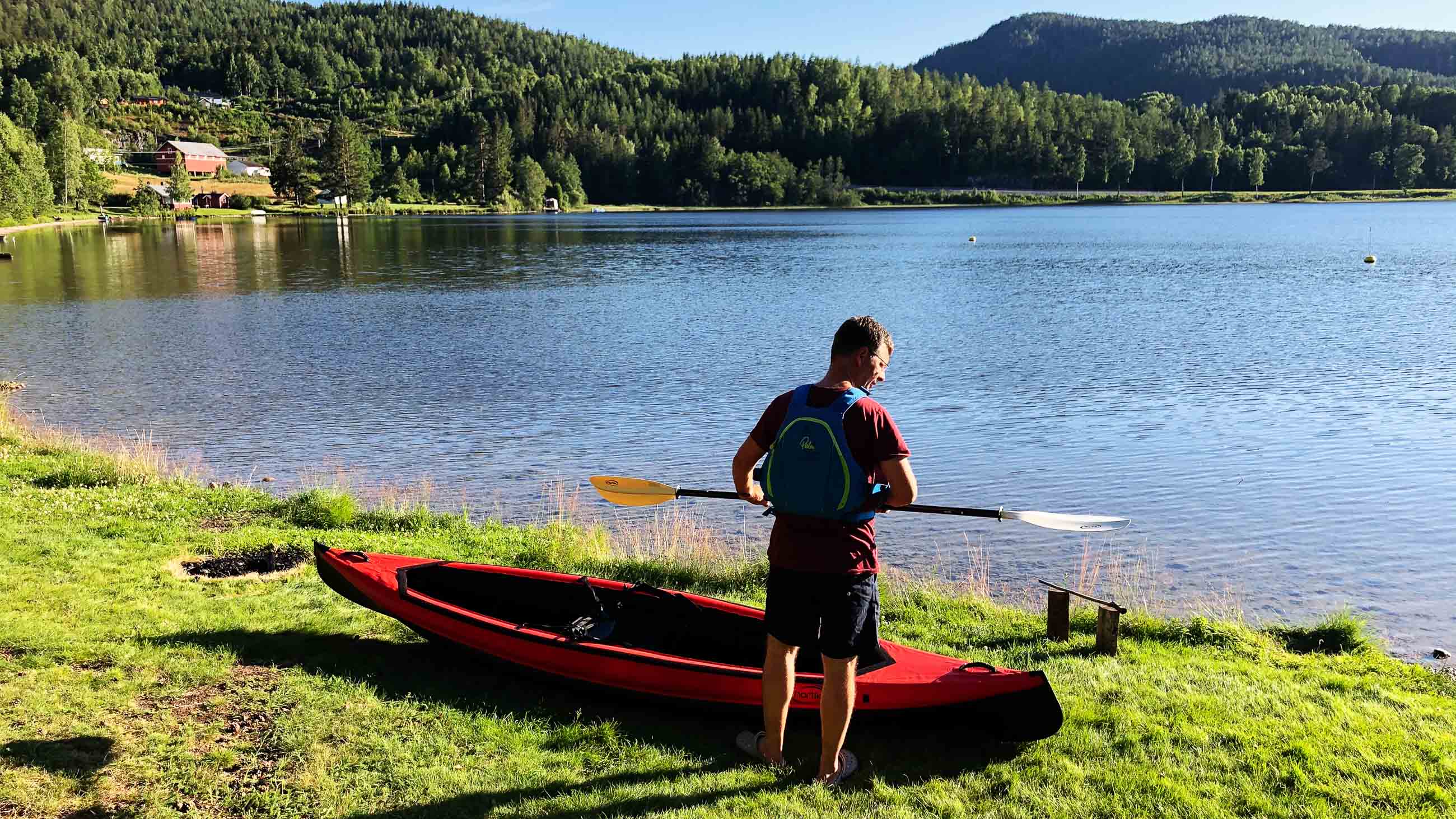 Paddeln auf dem Nomevann