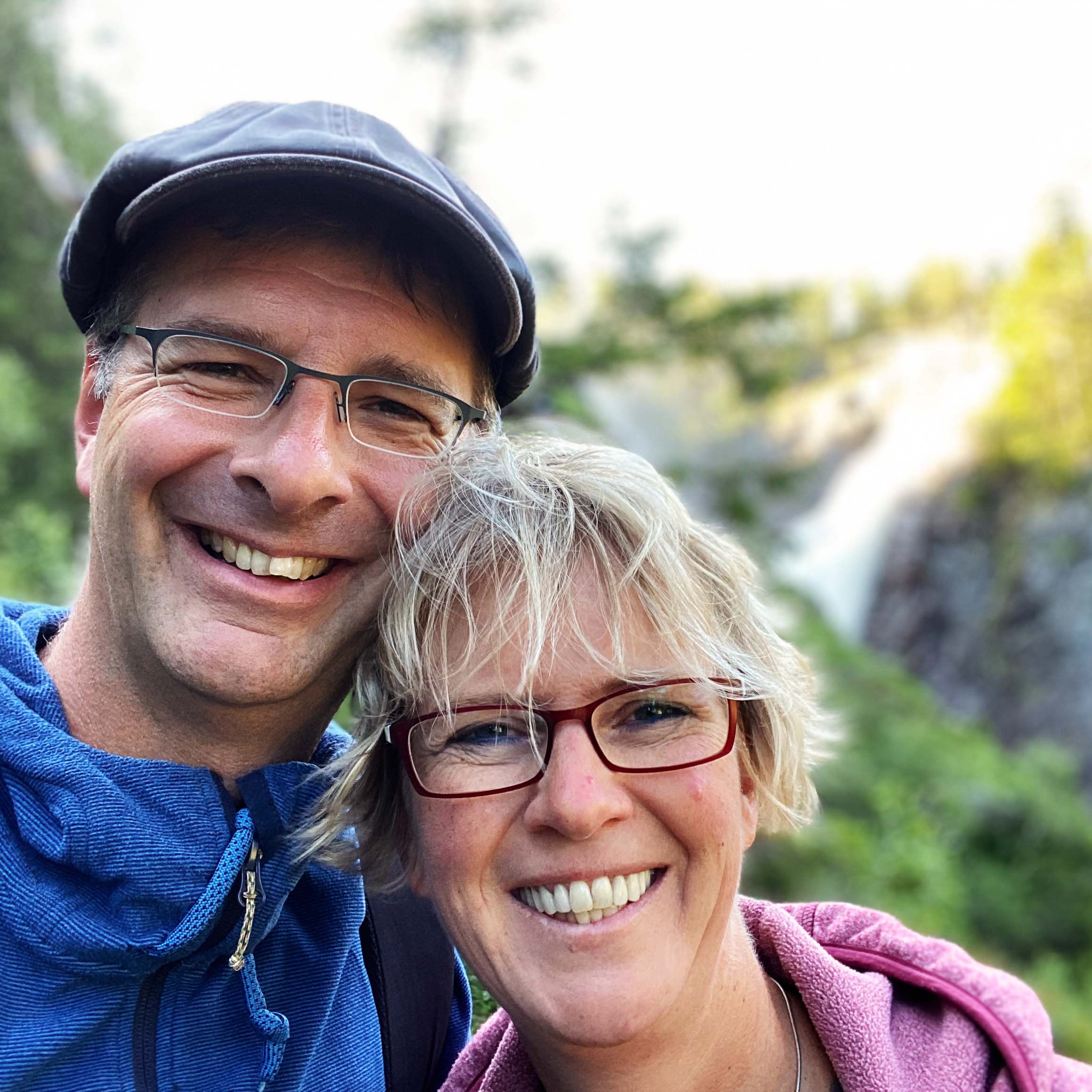 Micha und Annette am Rjukanfossen