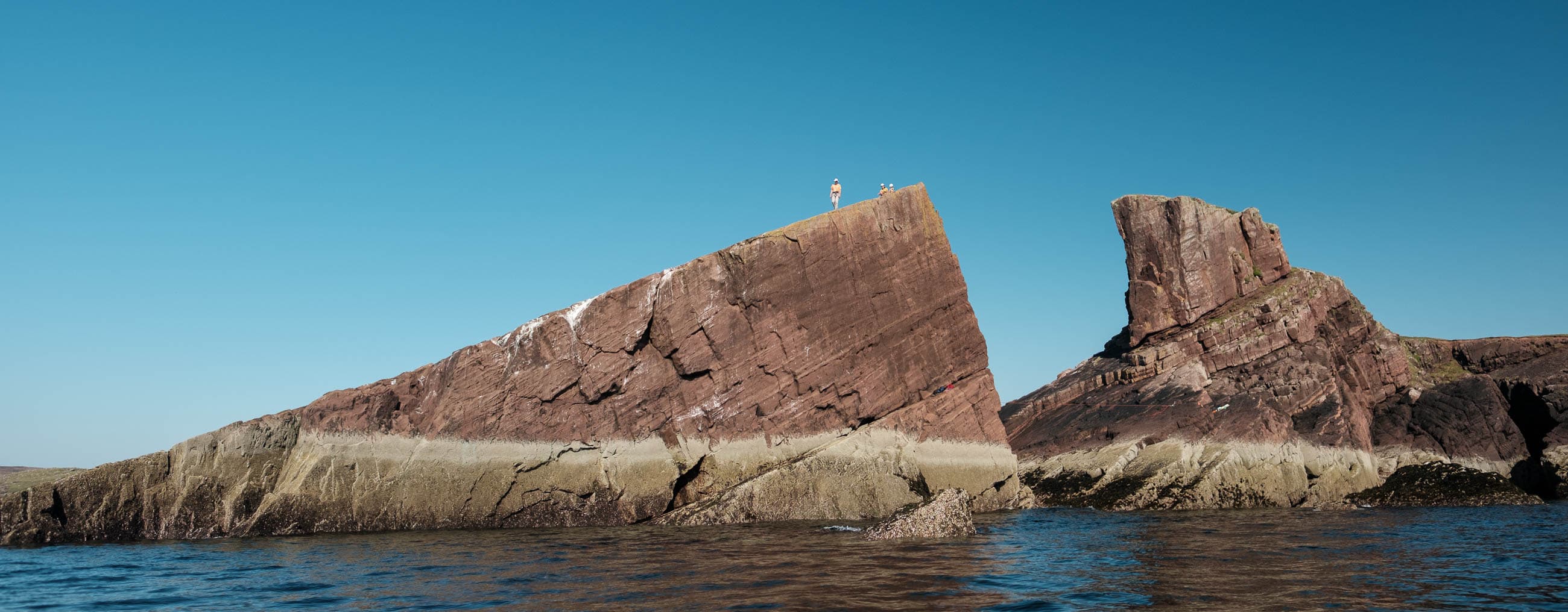 Climbing Split Rock